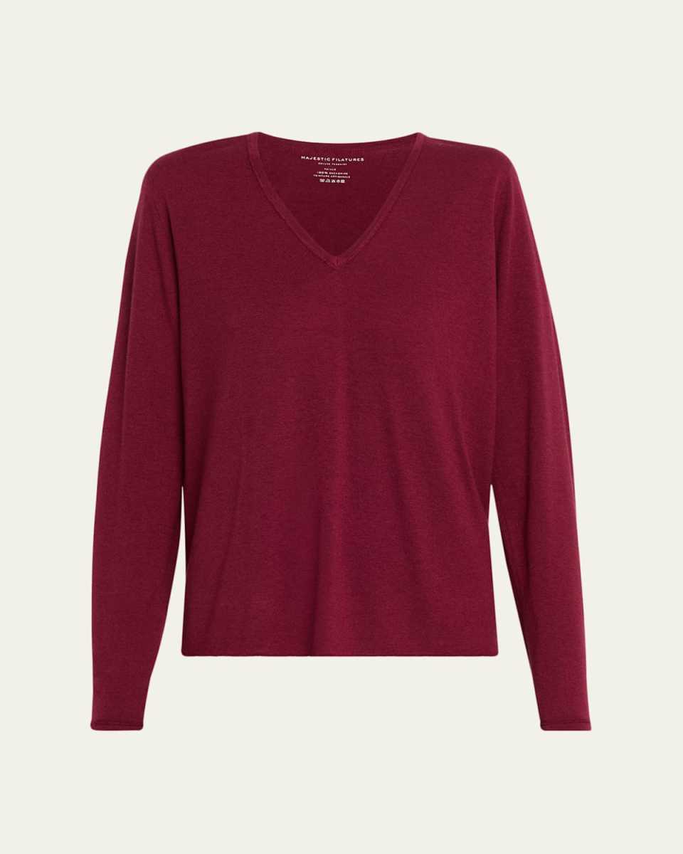 Machine Washable Cashmere V-Neck Pullover